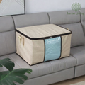 Caixa Organizador de Roupas e Cobertores Ecológico Anti-Poeira e Umidade | Saco Organizadores Multiuso para Guarda-Roupa, Casacos e Edredons | Jurno Living
