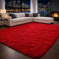 Tapete Felpudo Shaggy 2,00x2,40m Antiderrapante Lavável – Conforto e Elegância para Sala e Quarto Jurno Living