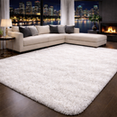 Tapete Felpudo Shaggy 2,00x2,40m Antiderrapante Lavável – Conforto e Elegância para Sala e Quarto Jurno Living