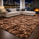 Tapete Felpudo Shaggy 2,00x2,40m Antiderrapante Lavável – Conforto e Elegância para Sala e Quarto Jurno Living