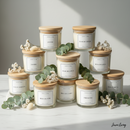 Vela Aromática 100g | Cera de Coco + Pavio de Madeira | Essências Premium | Jurno Living