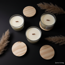 Vela Aromática 100g | Cera de Coco + Pavio de Madeira | Essências Premium | Jurno Living