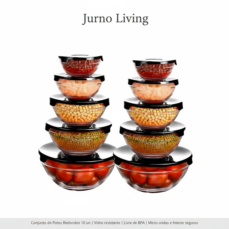Conjunto de Potes Redondos - Jurno Living