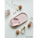 Kit Bandeja Oval + Mini Bandeja Nuvem | Cimento Marmorizado Artesanal | Jurno Living