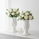 Kit 2 Vasos Torcidos em Cerâmica | Decoração Moderna e Sofisticada | Jurno Living