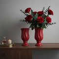 Kit 2 Vasos Torcidos em Cerâmica | Decoração Moderna e Sofisticada | Jurno Living